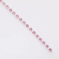 B55-10016 Rose Rhinestone Banding Size 6.5 ( Approx.2.0 – 2.1 mm)