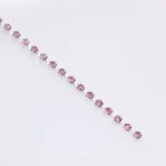 B55-10023 Rose Rhinestone Banding Size 8 (approx. 2.3- 2.4mm)