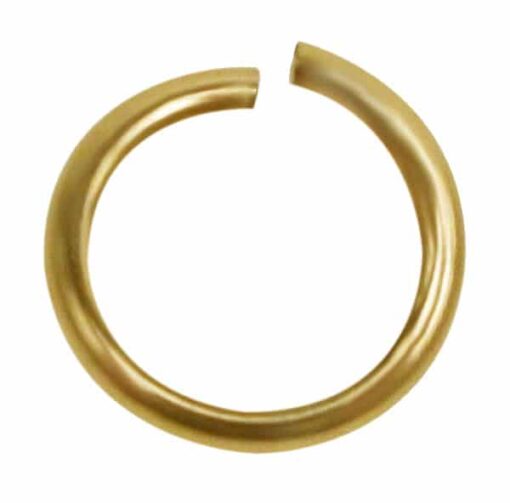 14KGF, 4mm unsoldered jump ring, 0.7mm thickness
