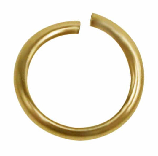 14KGF, 5mm unsoldered jump ring, 0.7mm thickness