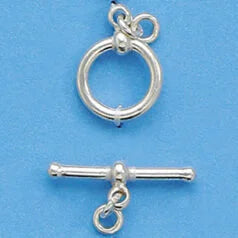 BS09-1348 Bali Silver – Toggle 22x3mm