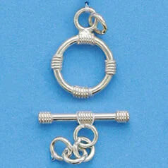 BS09-1381 Bali Silver – Toggle 1x13mm