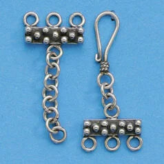 BS09-1413 Bali Silver – Connector 3x15mm