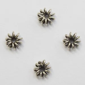 BS09-1416 Bead, Bali Silver 3x6mm Spacer