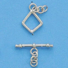 BS09-1422 Bali Silver – Toggle 2x11mm