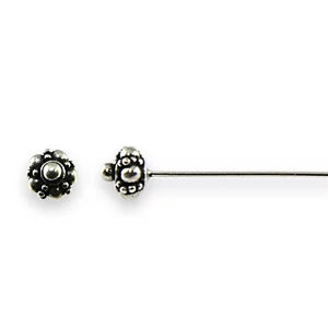 BS09-1623 Bali Silver – Headpin 65mm, 20ga 10 pieces