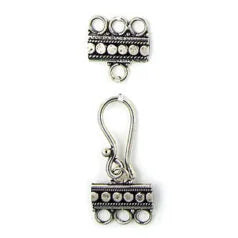 BS09-1781 Bali Silver – Clasp 33x14mm .925 Sterling Silver