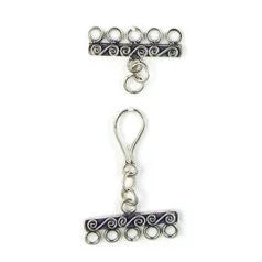 BS09-1783 Bali Silver – Clasp 47x21mm .925 Sterling Silver