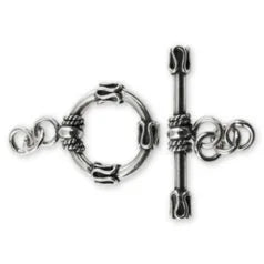 BS09-1799 Bali Silver – Toggle 15x15mm