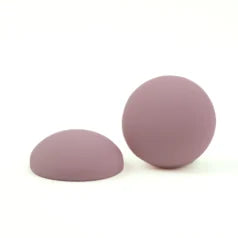 C01-513 19 mm Round Resin Matt Cabochon – Pink