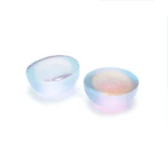 C01-542 Transparent Round Cabochon- Light Blue