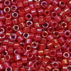 DB 0214 OPAQUE RED LUSTER AB SIZE 11