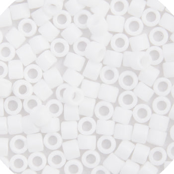 DB08 0351 Miyuki Delica sz 8 White Matte