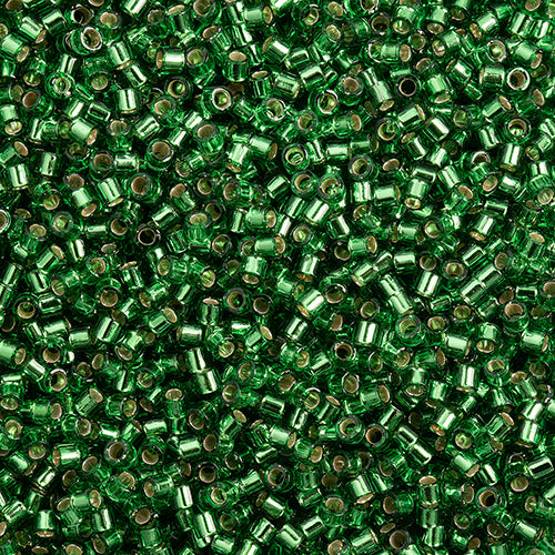 DB10 0046 Miyuki Delica  5.2g Vial Light Green Silver Lined sz 10