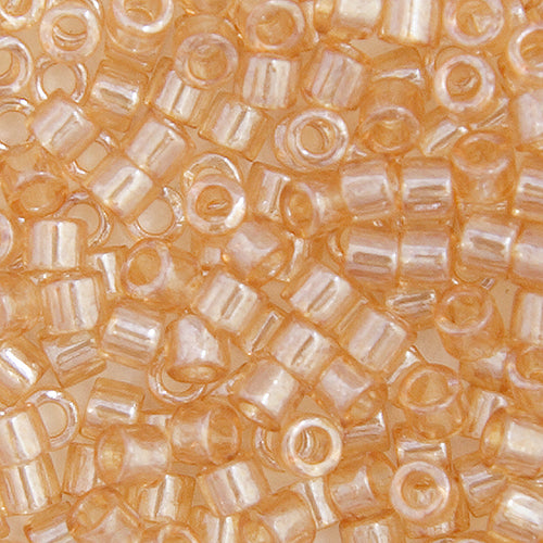 DB10 0101 Miyuki Delica  5.2g Vial Light Topaz Transparent Luster sz 10