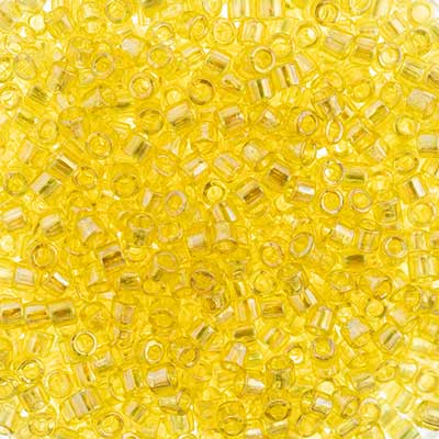 DB10 0171 Miyuki Delica  5.2g Vial Yellow Transparent AB sz 10