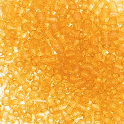 DB10 0702 Miyuki Delica  5.2g Vial Light Topaz Transparent sz 10