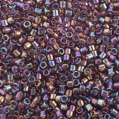 DB10 1244 Miyuki Delica 5.2g Vial Mauve Transparent AB sz 10