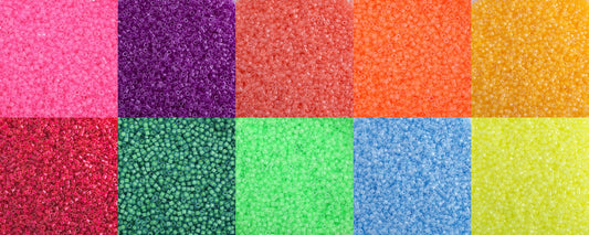 DB11BB 01 MIYUKI DELICA SIZE 11 NEON BEAD BUNDLE