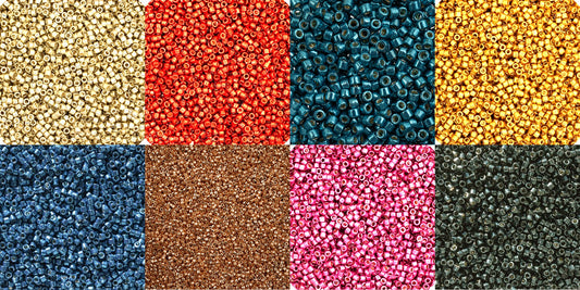 DB11BB 05 MIYUKI DELICA sz 11 DURACOAT GALVANIZED BUNDLE