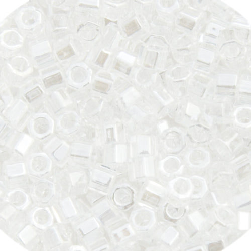 DB15 0050CV MIYUKI DELICA CUT SILVERLINED CRYSTAL