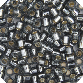 DB15 0048V MIYUKI DELICA GREY SILVER LINED SIZE 15