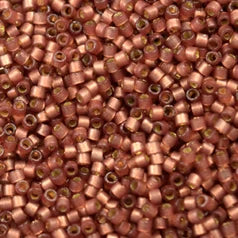 DB 2179 Miyuki Delica sz 11 Duracoat Silverlined Dyed Magnetta