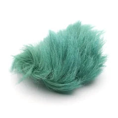 F01-710 Emerald Green Caribou Fur 1×3 inch