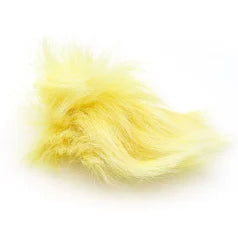 F01-719 Light Golden Yellow Caribou Fur 1×3 inch