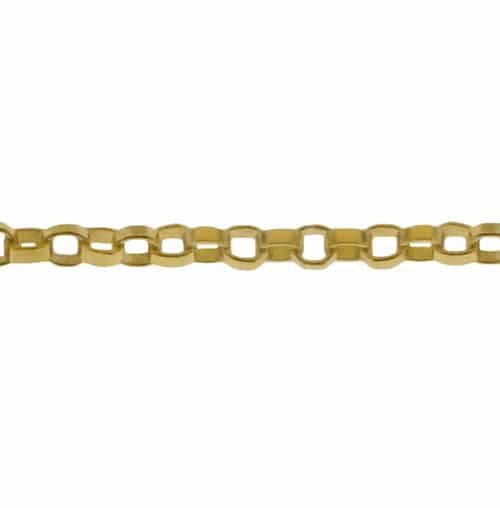 14KT Gold filled unfinished Rolo chain, 1.1mm width.