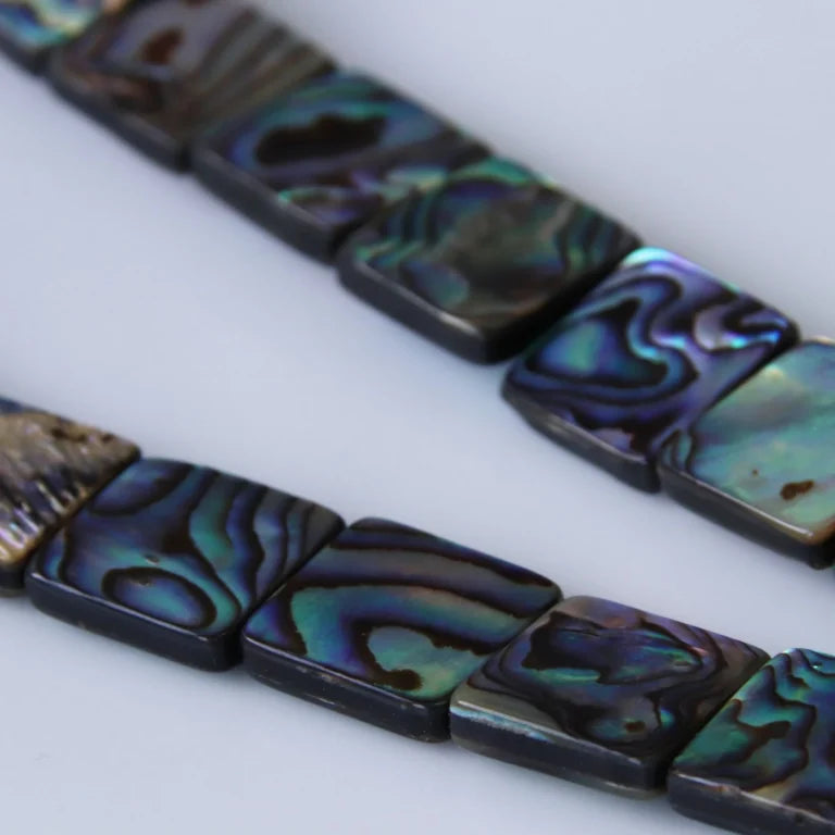 LL08-82-93788 Abalone Flat Square 14x14mm