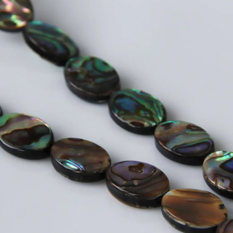 LL08-94088 Oval shape Abalone 10x14mm