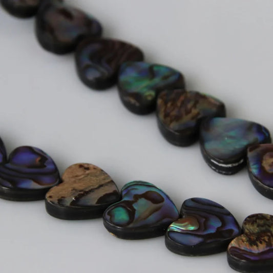LL08-H14 Abalone Heart 14 mm