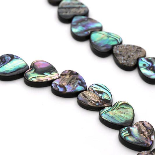 LL08-H16 Abalone Heart 16mm