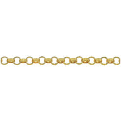 14KT Gold filled unfinished rolo chain, 0.96mm width.
