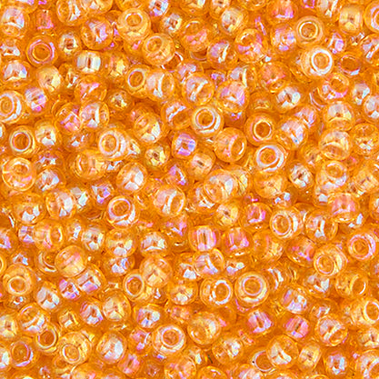 SB11 0251 Miyuki Seed Bead 11 apx.22g Lt.Topaz Transparent AB
