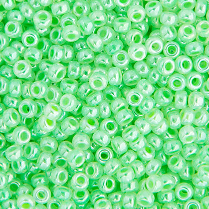 SB11 0520 Miyuki Seed Bead 11 apx.22g Light Crystal Green