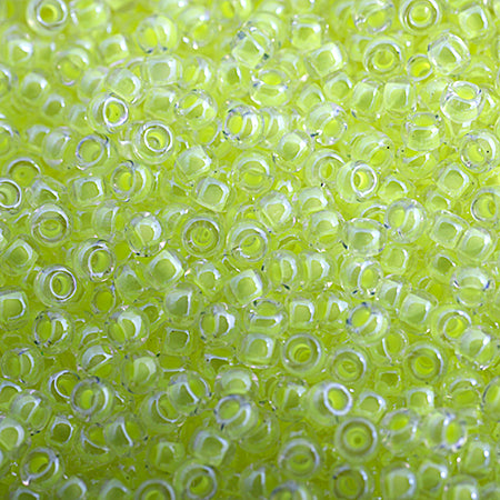 SB11 1119 Miyuki Seed Bead 11 apx.22g Chartreuse Luminous Neon Color