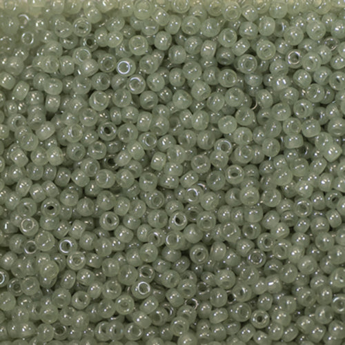 SB11 2357 Miyuki Seed Bead 11 Dark Sea Green Opaque