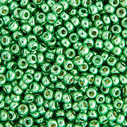 SB11 4214 Miyuki Seed Bead 11 apx.22g Galvanized Duracoat Mint Green