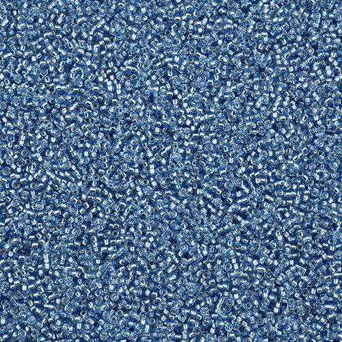 SB15 0019 Miyuki Seed Bead sz 15 Sapphire Silver Lined