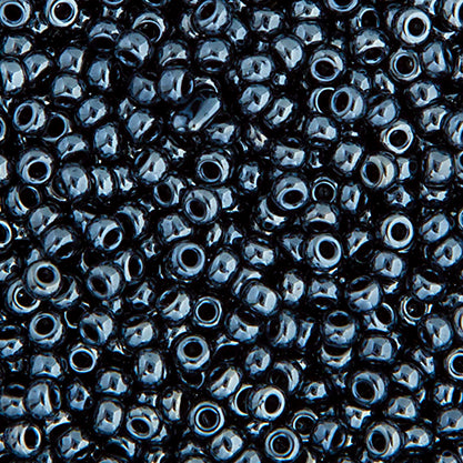 SB15 0451 Miyuki Seed Bead sz 15 Gunmetal