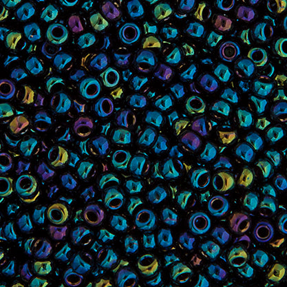 SB15 0452 Miyuki Seed Bead sz 15 Blue Opaque