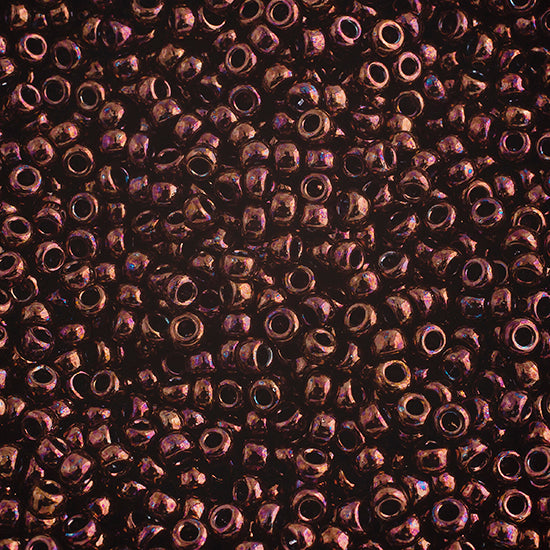 SB15 0457B Miyuki Seed Bead sz 15 Bronze Metallic