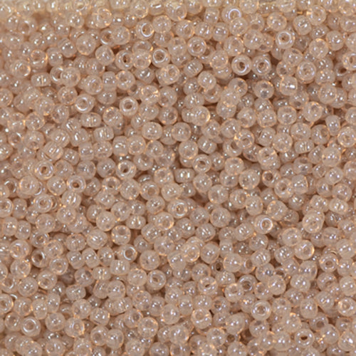 SB15 2370 Miyuki Seed Bead sz 15 Ivory Peach Opaque