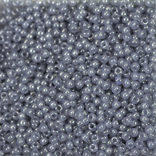 SB15 2378 Miyuki Seed Bead sz 15 Light Slate Grey Opaque