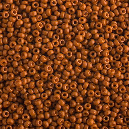 SB15 4458 Miyuki Seed Bead sz 15 Vermillion Opaque Duracoat